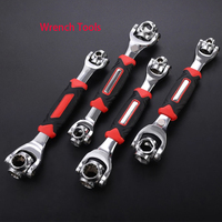 52-in-1 Multi-Functional Car Repair Socket Wrench Set - 8-19mm Non-Slip Handle & Rotating Bone Design - Universal Wrench