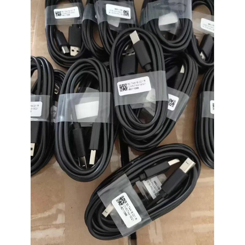 for Dell USB 2.0 Printer Cable Original Data Cord 1.8m High Speed A to B Printing Wire for Desktop Laptop PC Compatible
