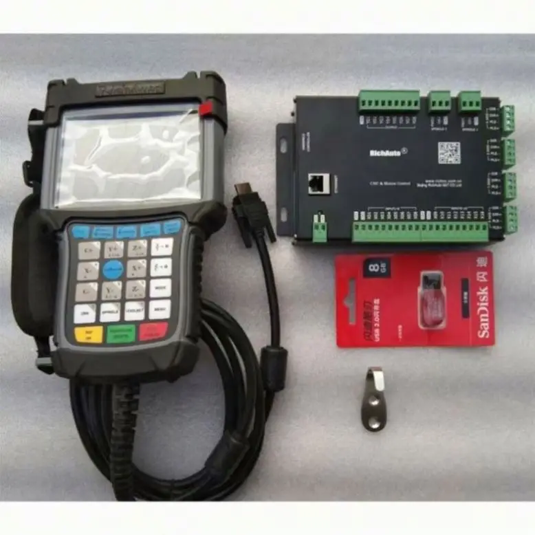 

ANDUUK Richauto Dsp B51 Dsp Система управления движением Запчасти для оборудования с ЧПУ 3-осевой встроенный ручной контроллер DSP с ЧПУ Richauto B51