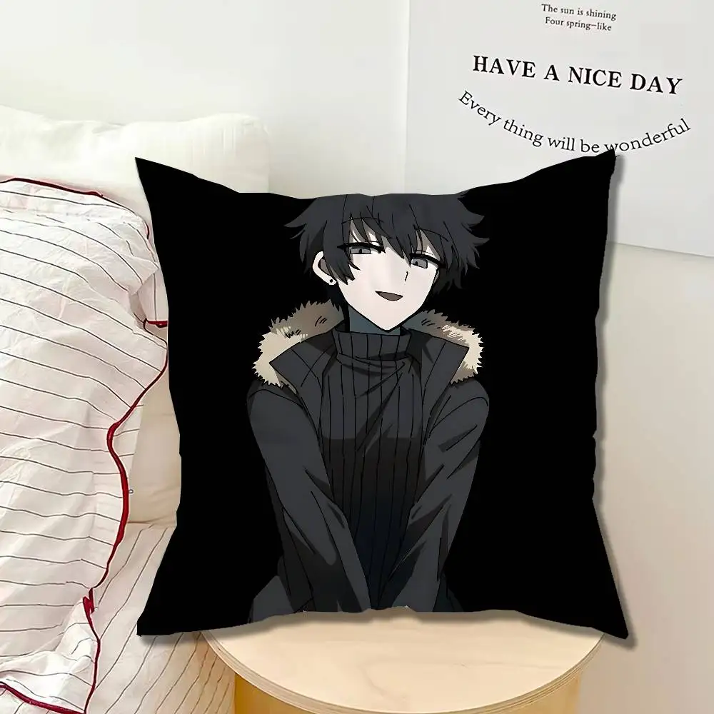 Maeno Aki Tsugino Haru ZENO Pillow Case Square Bedroom Sofa Leisure Comfort Cushion Car Home Decoration 3