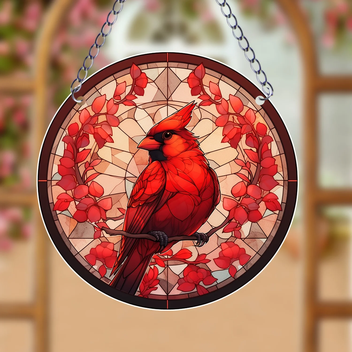 1pc Chic Acrylic Cardinal - Charming Wall Decoration for Multi-Purpose Home Decor (8*8 inches)