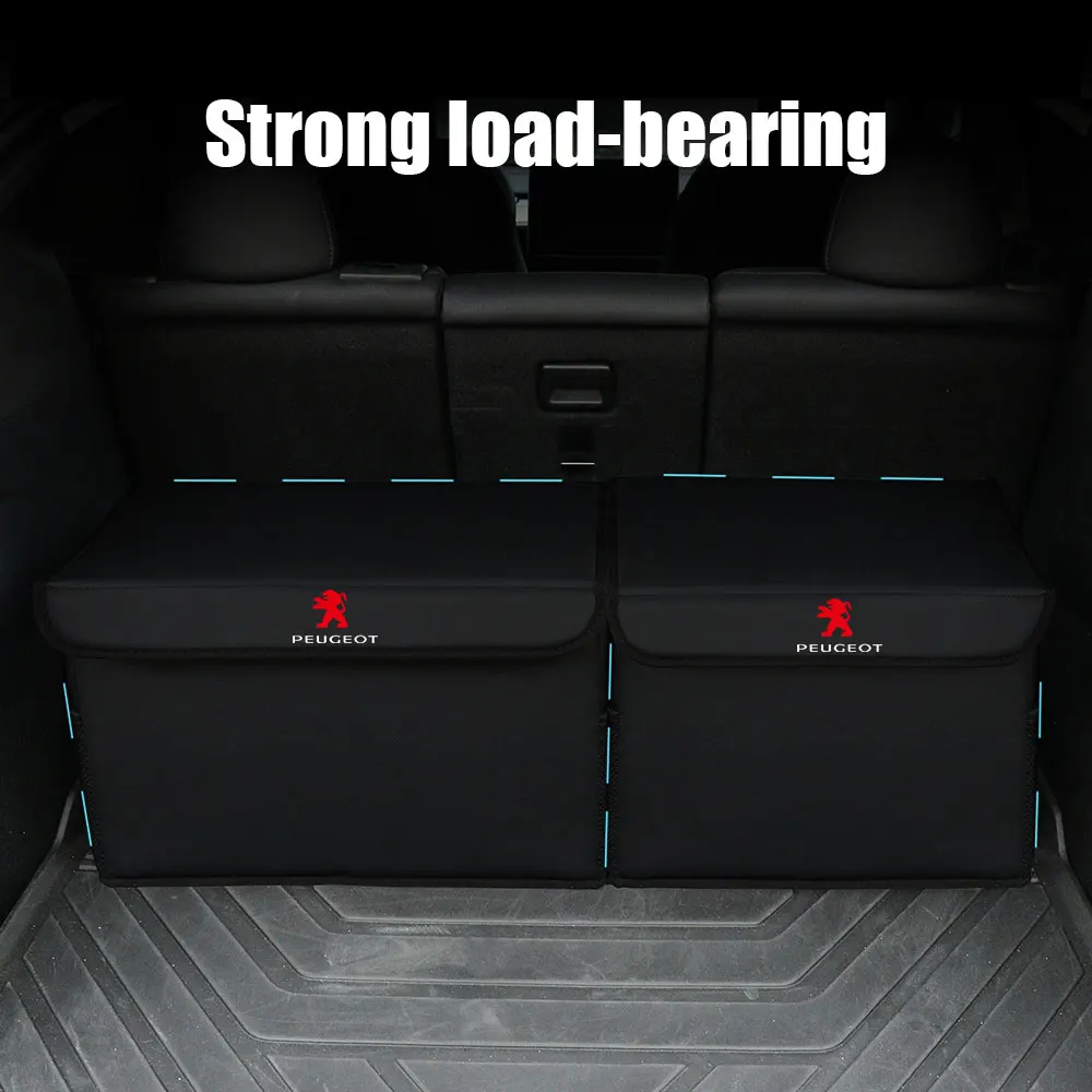 Car Trunk Storage Box Organizer Case Auto Multiuse Tool Stowing Tidying For Peugeot 407 2008 206 308 508 208 3008 207 307 107 GT