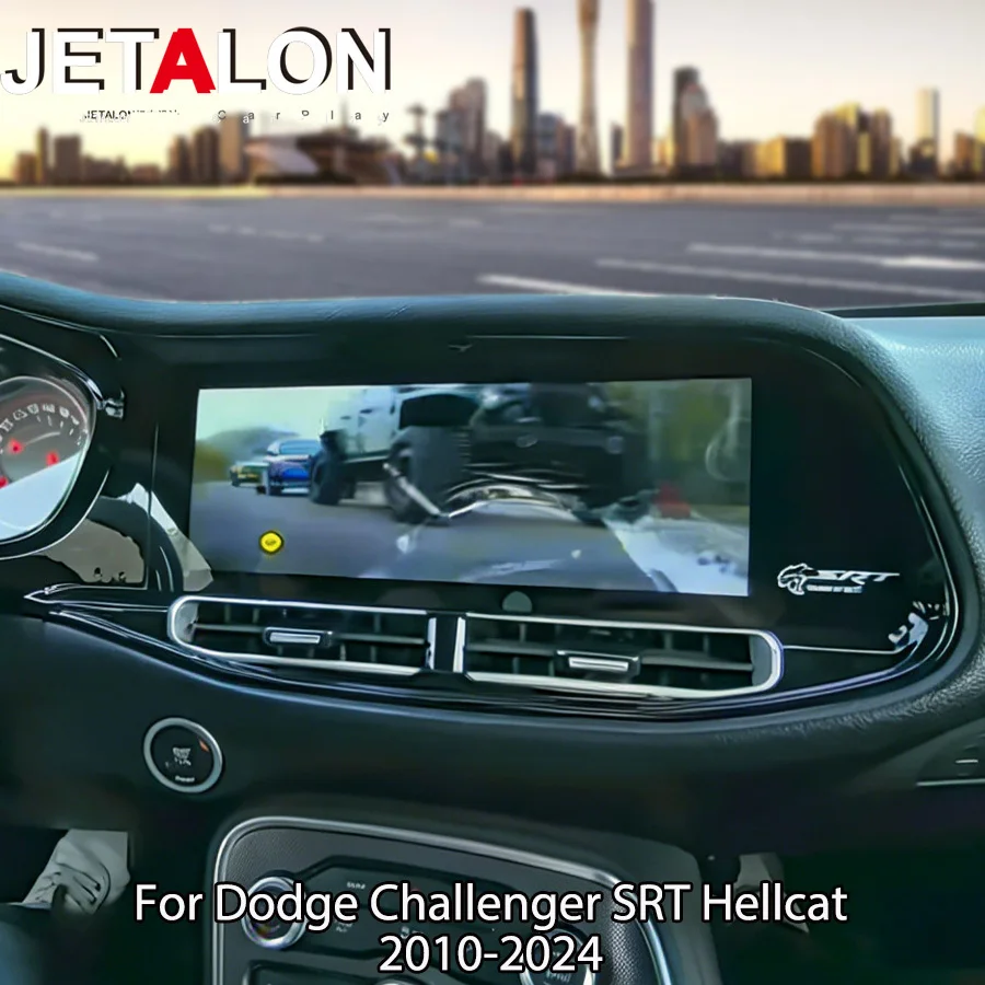 

12.3'' Мультимедийный проигрыватель Android для Dodge Challenger SRT Hellcat 2010-2024, стереосистема, навигация, Carplay, автомобильное радио, GPS, 4G, Wi-Fi