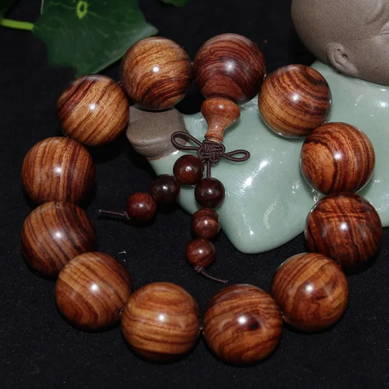 

Old material red sandalwood willow small hole hand string 2.0mm Hainan huanghua pear Buddha beads manufacturers wholesale supply