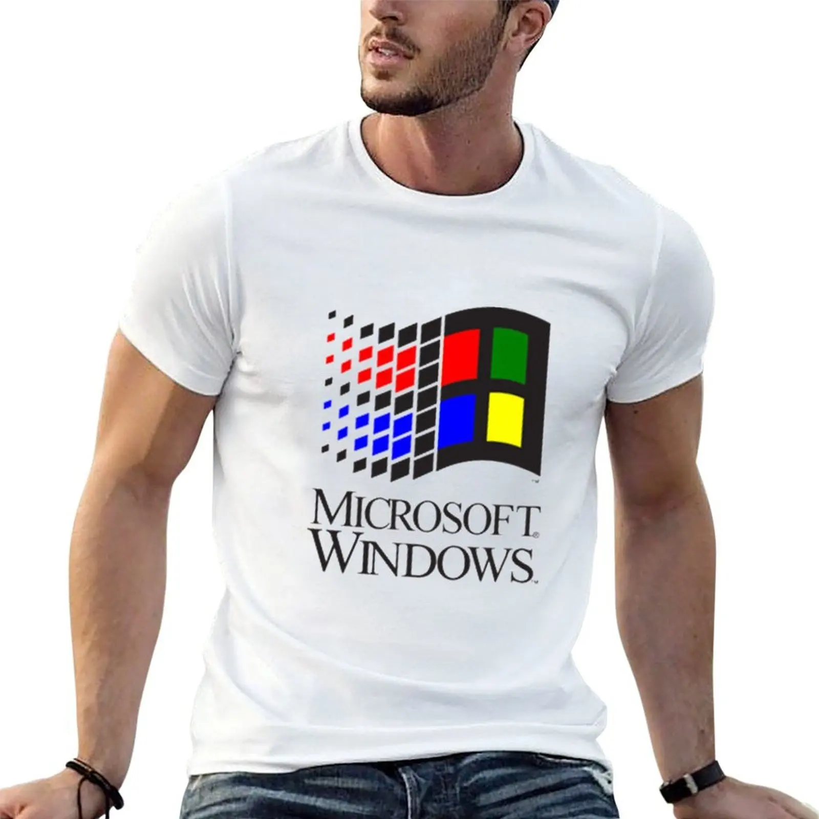 

Vintage Windows 95 T-Shirt t shirts for man cotton mens graphic t shirts T-Shirt