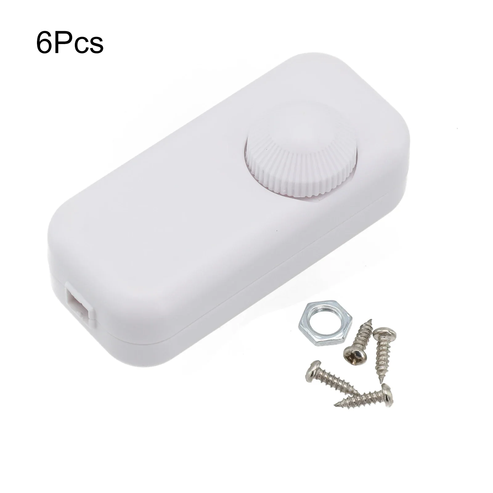 Interruptor dimmer em linha 220 240V com liga/desliga rotativa e botão para controle preciso de escurecimento de luz com proteção contra superaquecimento