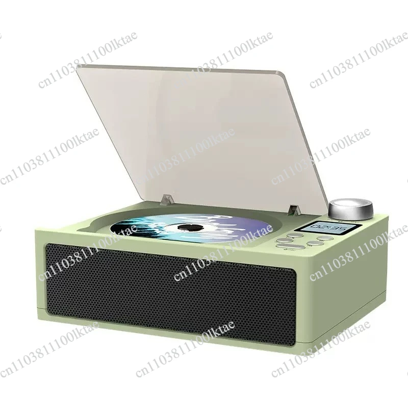 Vintage CD Player Album Disc, USB Music Player Dual Bluetooth Hi-Fi Audio