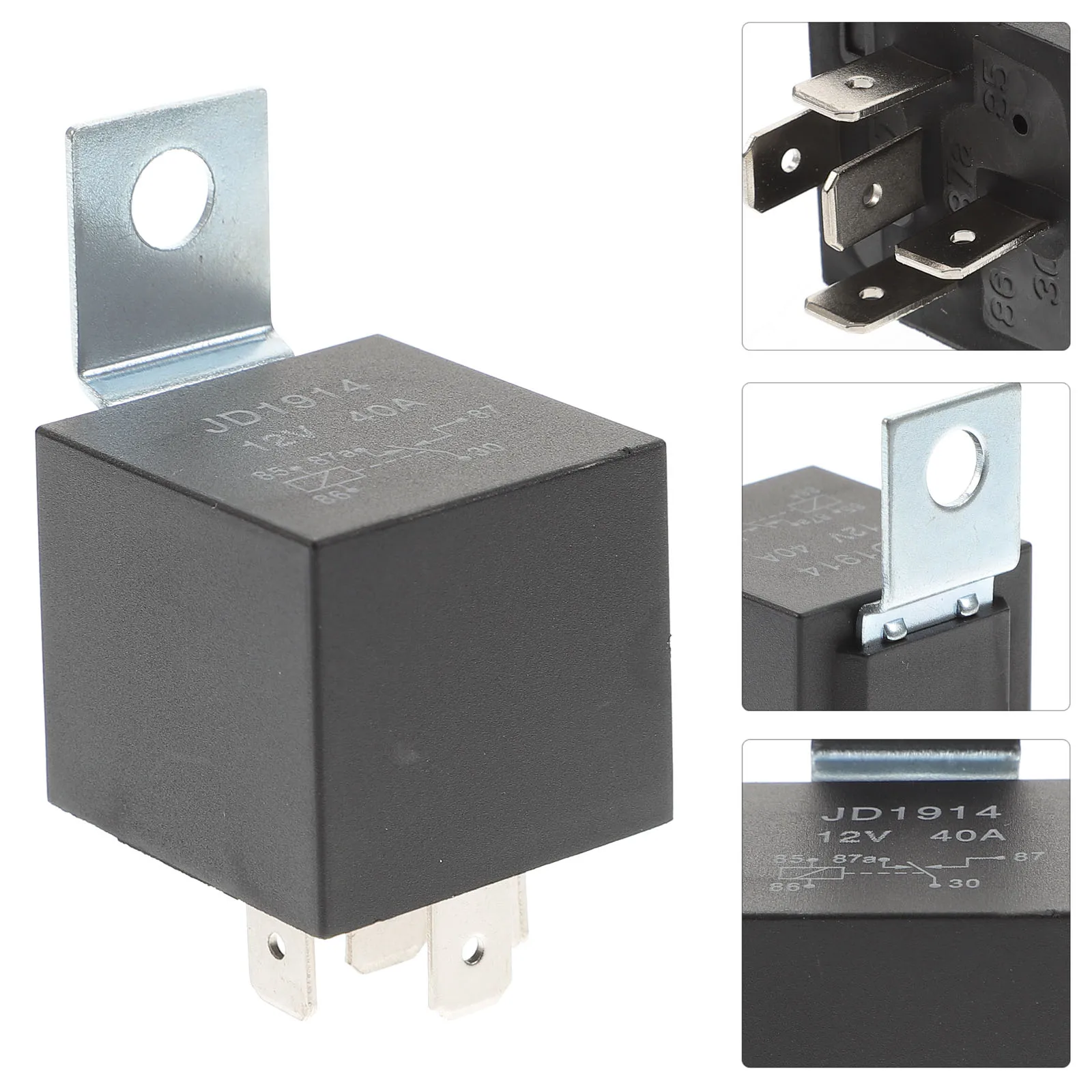 

12V 40A 5 Pin Car Starter Automotive Replacement Accessory Fuel Pump Auto Relay 12 Volt Relay For Truck Boat Marine Vehicle