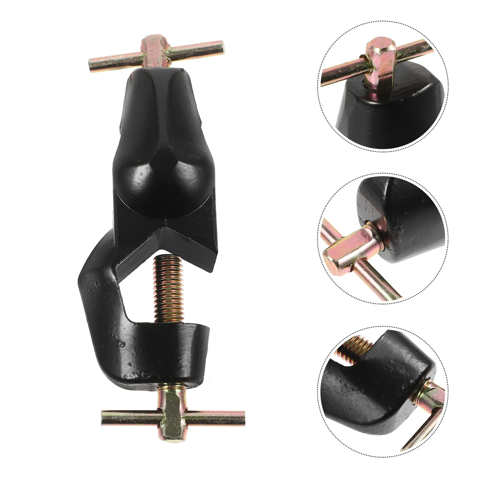 

2pcs Zinc Alloy Cross Clamp Heavy Duty Lab Stand Fixing Clip Durable Laboratory Equipment For Bracket Rod Secure Connection