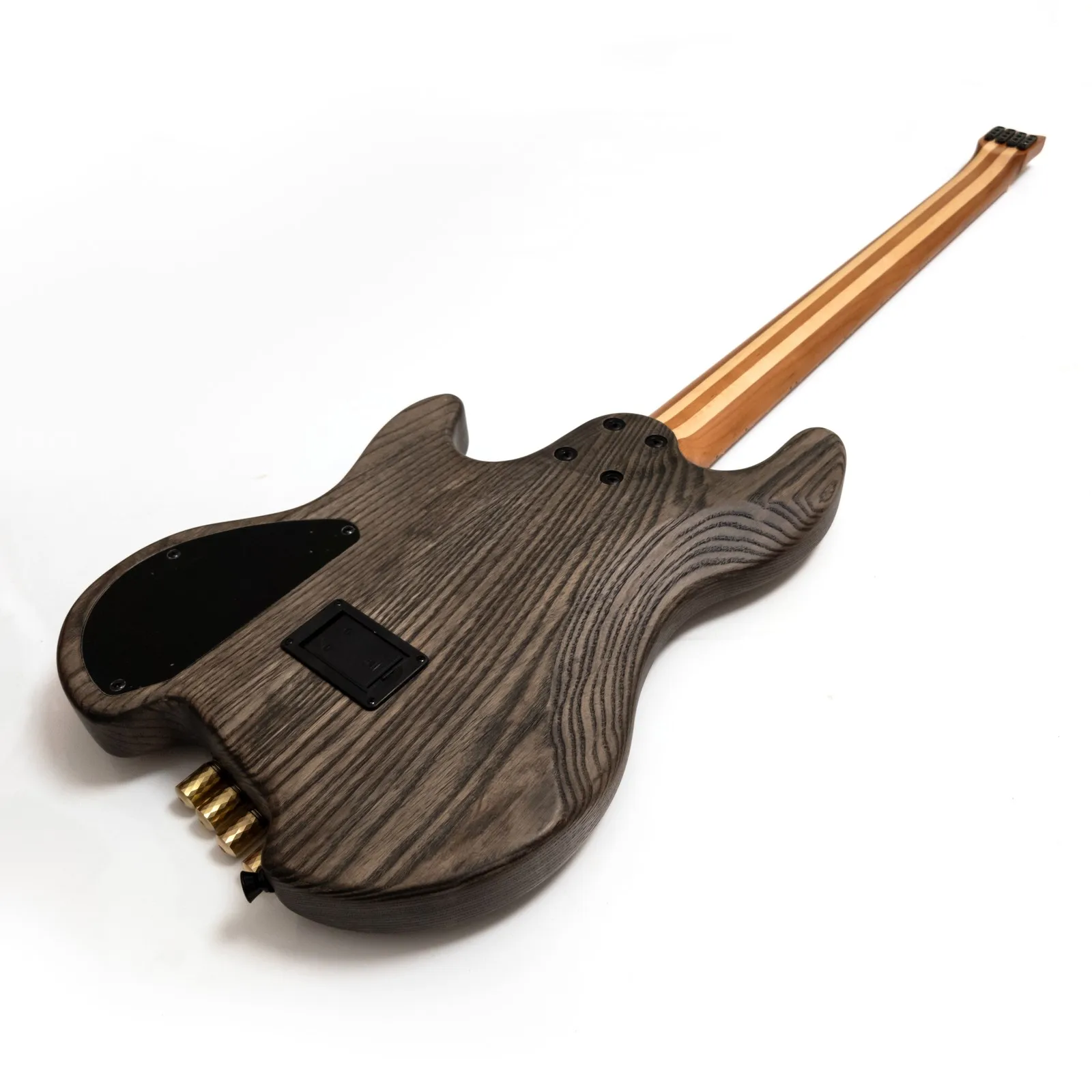 Headless 4 String Bass Guitar Ash Body Roasted Maple Neck Active Passive J Pickup 24 Frets Matte Finish Electric Bass view 4
