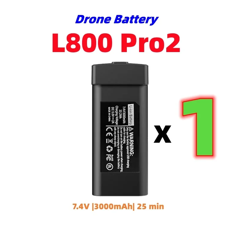 JHD Original L800 Pro2 Drone Battery 7.4V 3000mAh For L800 Pro2 4K Professional Camera Drone L800 RC Drone Accessories Suppliers