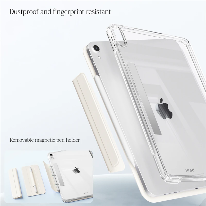 Multi-fold Bracket Case For iPad Air 11 M4 2026 Case Air 6th 11-in M2 Air 5 10.9 2022 Pro 11 Separable Funda Mini 6 7 A17 Pro