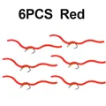Red 6pcs