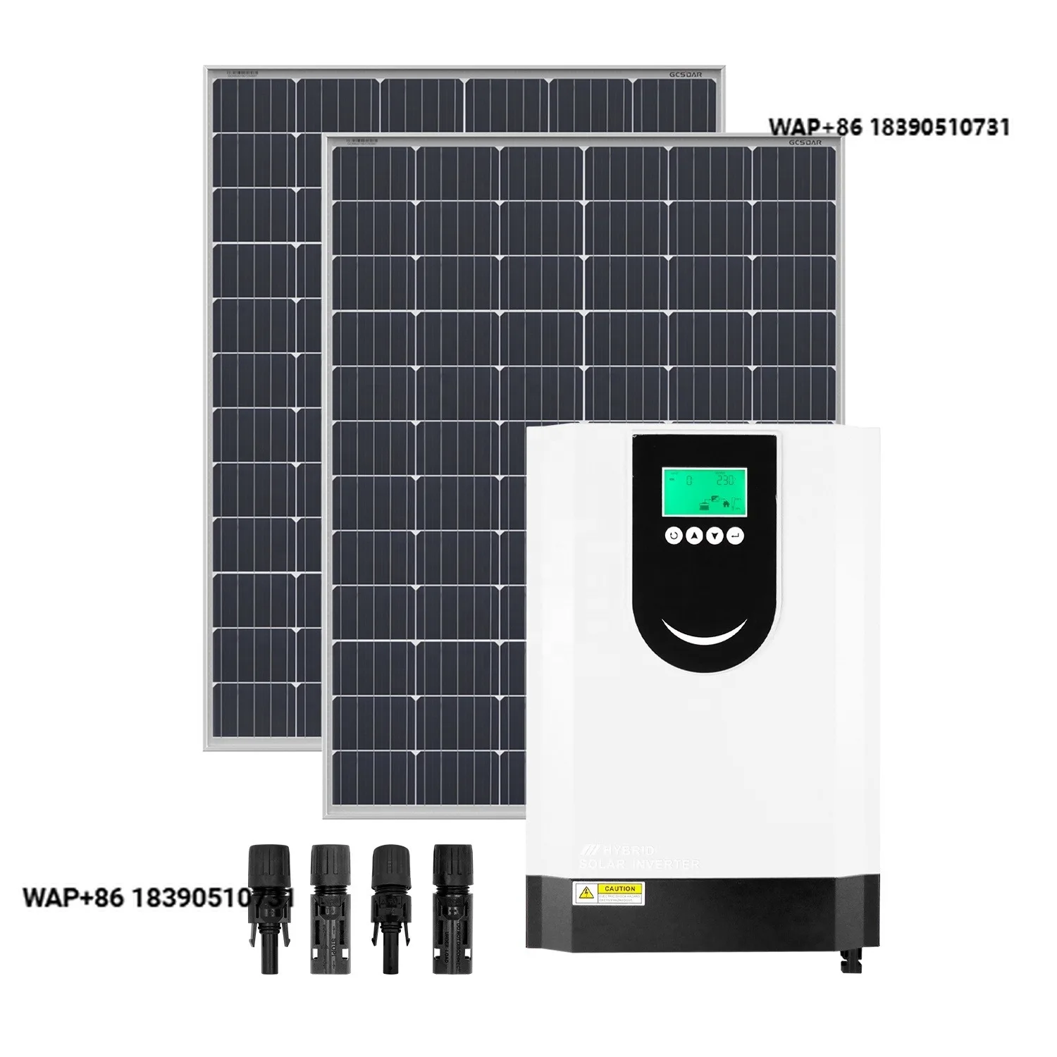 Hot-selling 6.2kw off-grid solar inverter with built-in 120A charger controller with dual-output AC 230V hybrid inverter