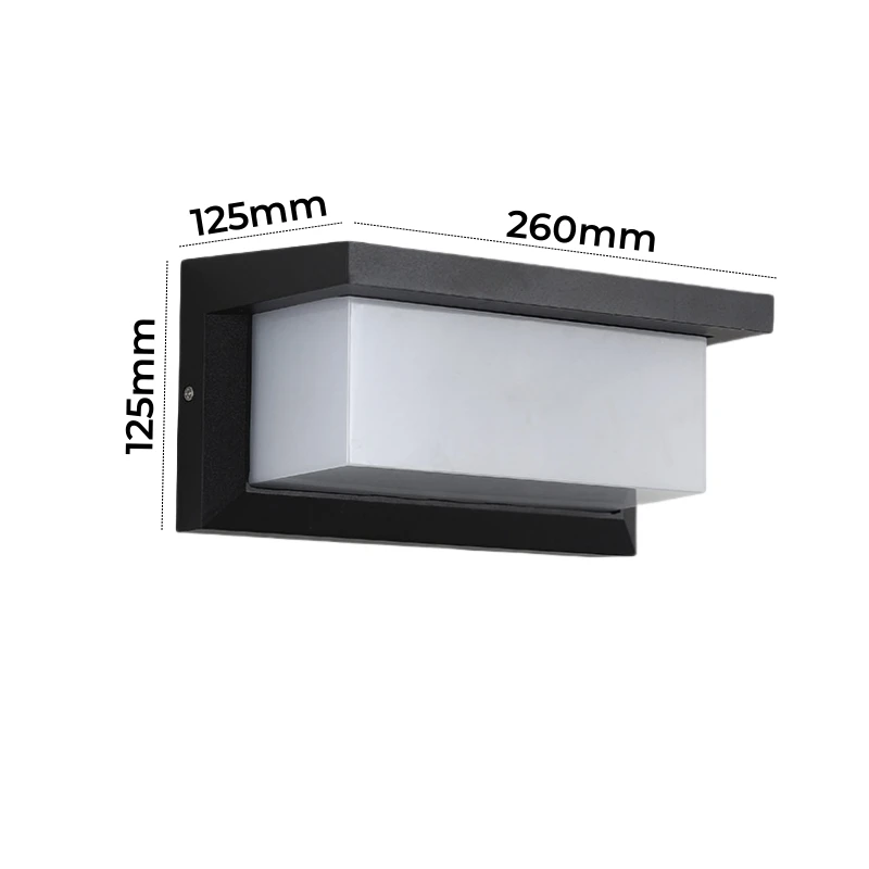 Applique murale extérieure LED moderne E27 étanche IP65 en aluminium porche lumière jardin clôture r