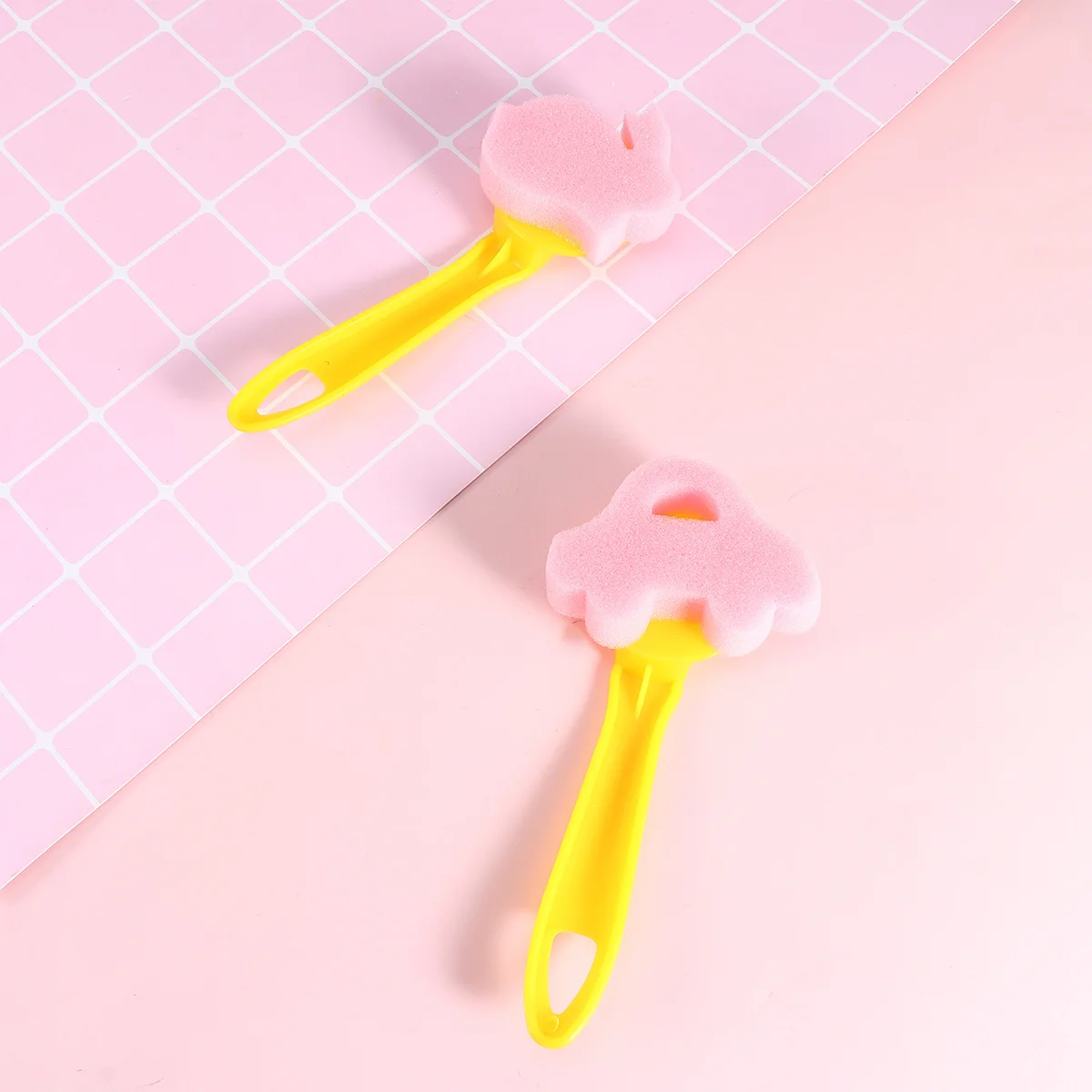 

25Pcs Painting Sponge Brush Set Smooth Safe Material DIY Art Creative Early Educational Drawing Supplies Color