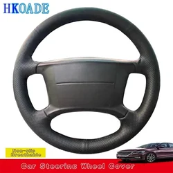 DIY Car Steering Wheel Cover For BMW E36 E46 E39 E83 E53 Customize Breathable Microfiber Leather Car Interior Accessories