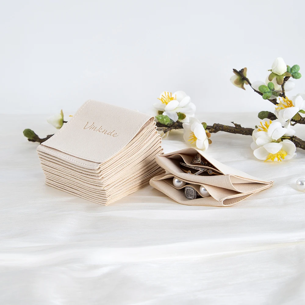 

Качественная упаковка, бархатный мешочек для ювелирных изделий, кремовый мешочек из микрофибры, небольшой конверт с клапаном, сумка для ювелирных изделий, серьги, ожерелье, браслет, мешок для хранения