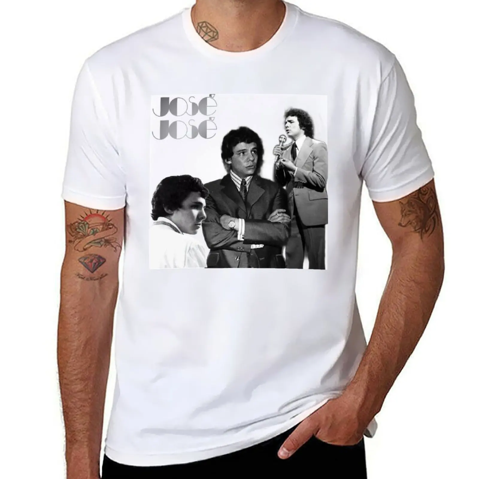 

Jose shirt B&W designer t t shirts Jose man t man T-Shirt shirts funny cotton