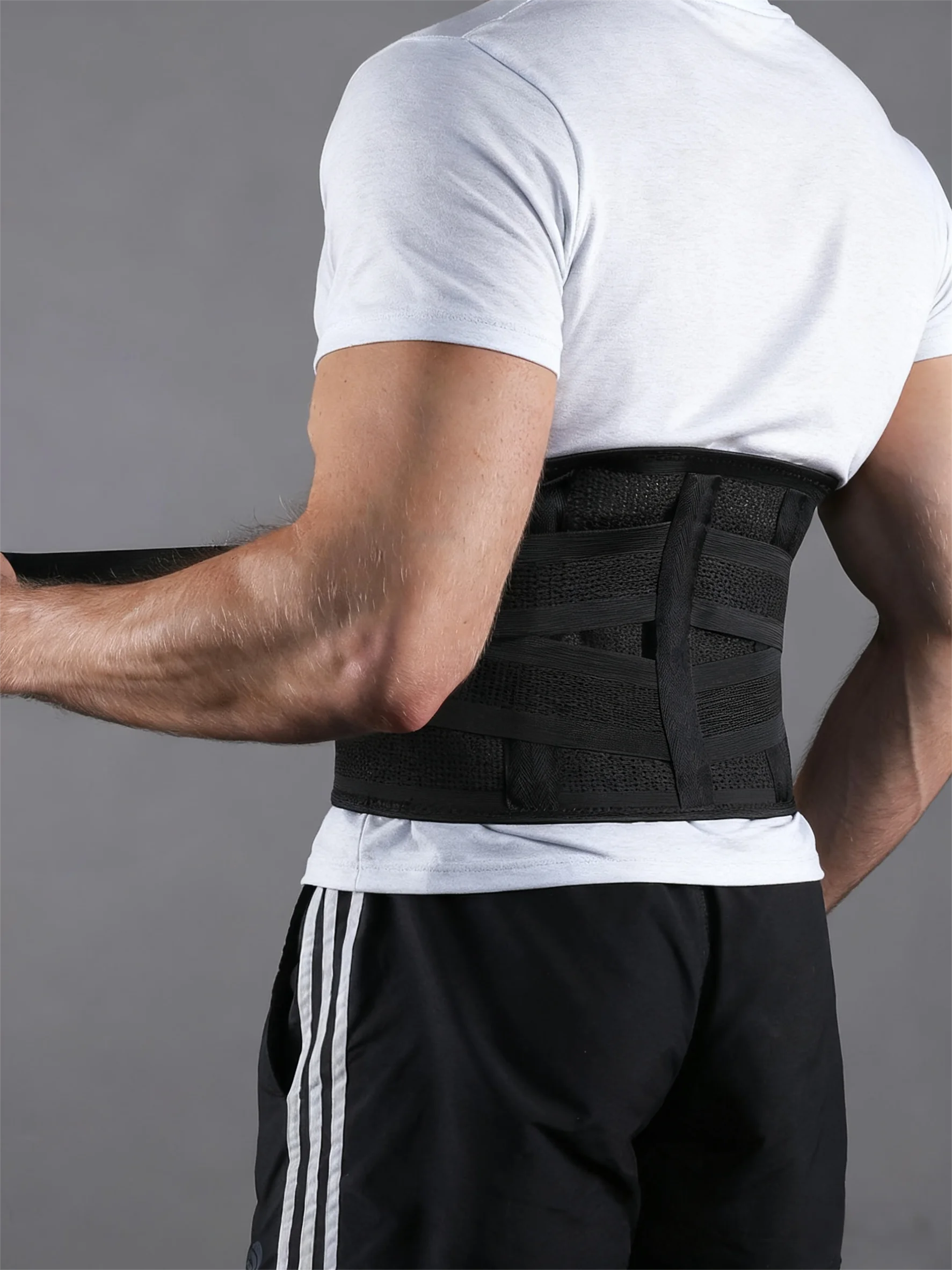 Men Women Waist Trainer Belt Waist Trimmer Weight Loss Workout Fitness Back Support