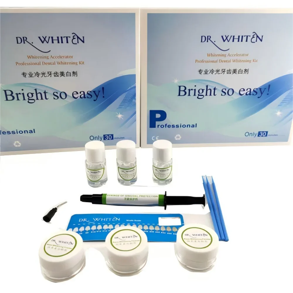Dental Tooth Whitening Set 35% HP Bleaching Gel Set for Personal Tooth Whitening Dental Material Tooth Brightening Whitening Set
