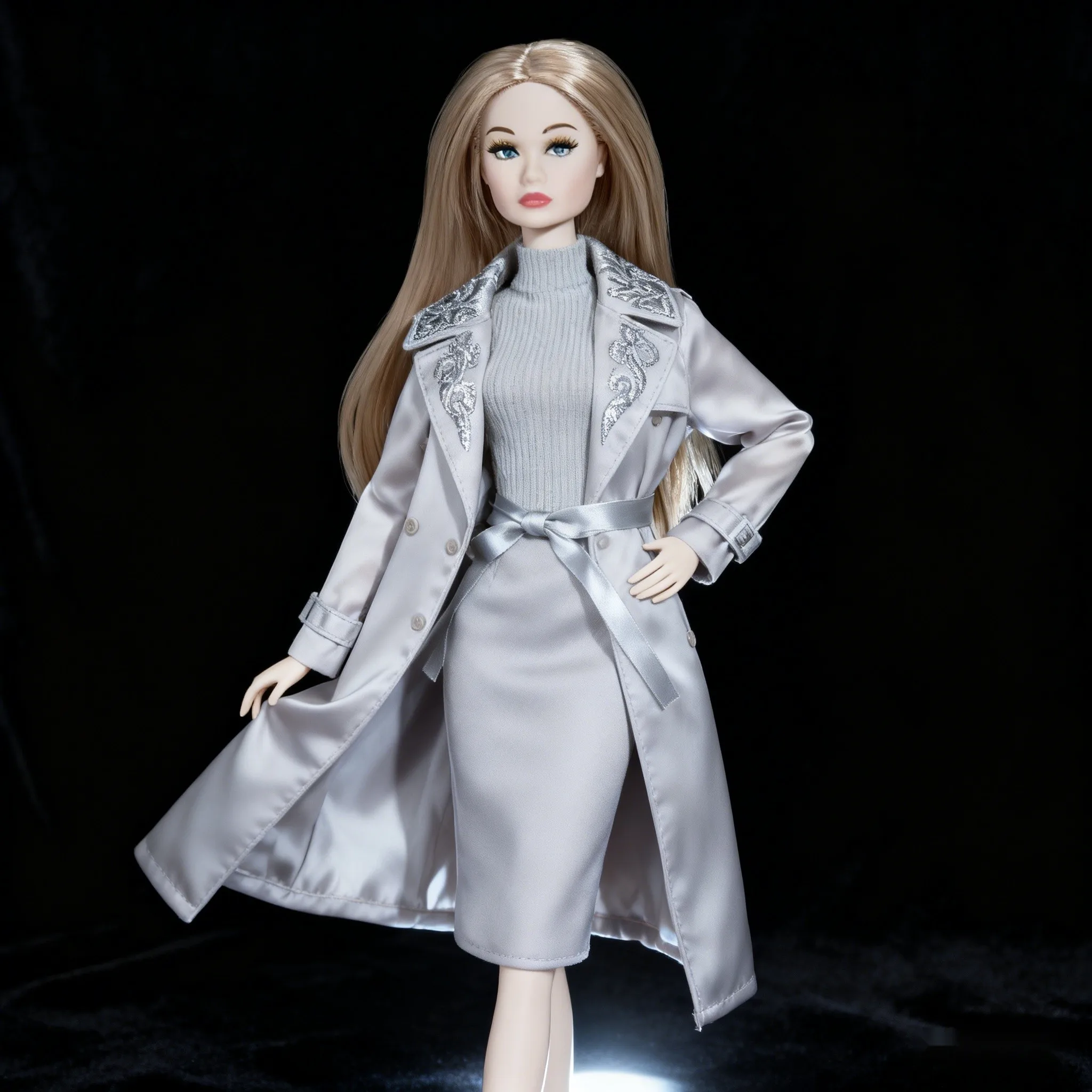

12.6inch Realistic Collectible BJD Doll - Fashion Model Ball Jointed Doll with 12 Joints for DIY Crafting (No Clothing
