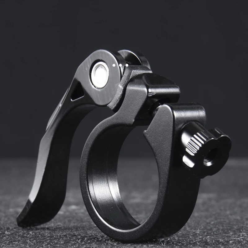 BOLANY Bicycle Seatpost Clamp Aluminum Alloy 31.8/34.9mm Quick release Seat Tube Clamp MTB Accessories and Parts