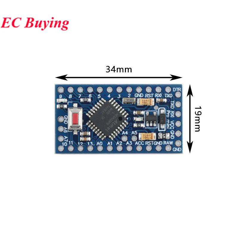 Pro Mini 328 Atmega328P 5V 16MHZ 3.3V 8MHz ATMEGA328 328P Mini Pro ATMEGA328PB 328PB For Arduino Compatible For Nano Module