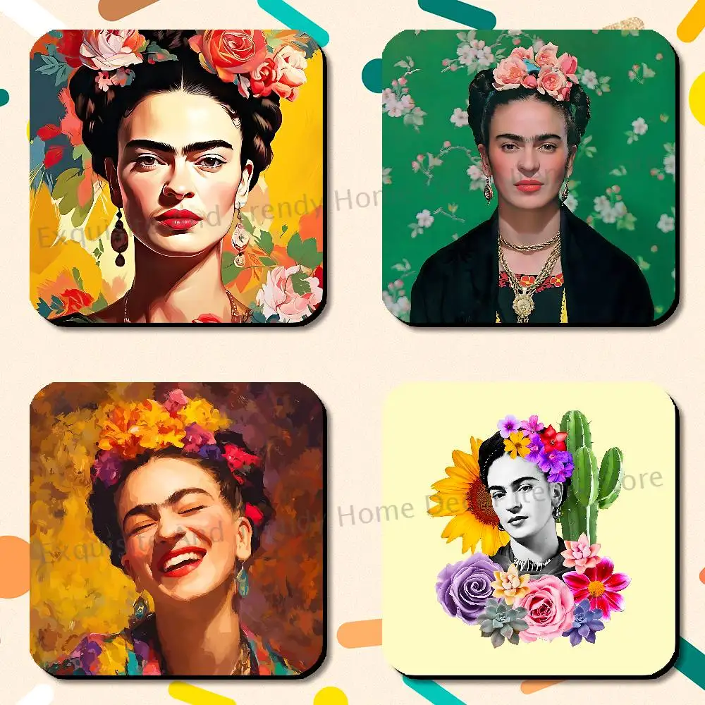 Fashion F-FridaS-S K-Kahlos Cute Cartoon Anime Refrigerator Magnets Soft Magnetic Heat Transfer Refrigerator Magnets Gift