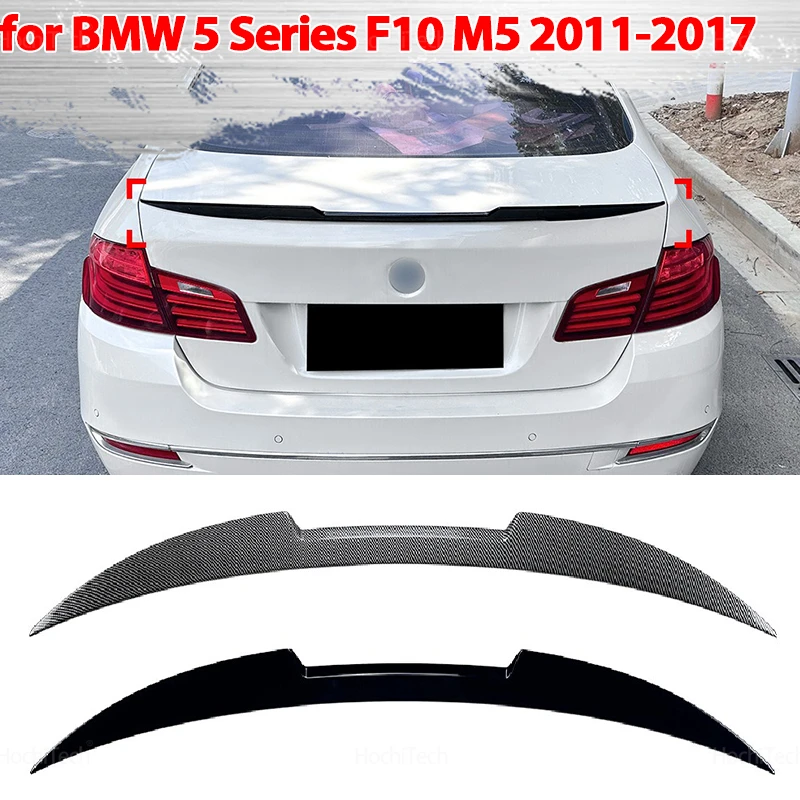 

Для BMW 5 серии F10 седан 520i 525i 530i M5 2011-2017 Высококачественный задний спойлер автомобиля задний багажник спойлер сплиттер хвостовое крыло