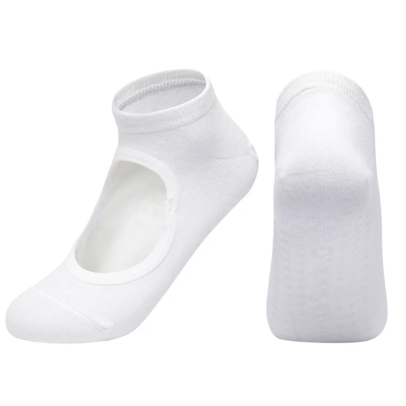   Women Grippy Pilates Socks Slip Resistant Pilates Socks Breathable Cotton Socks