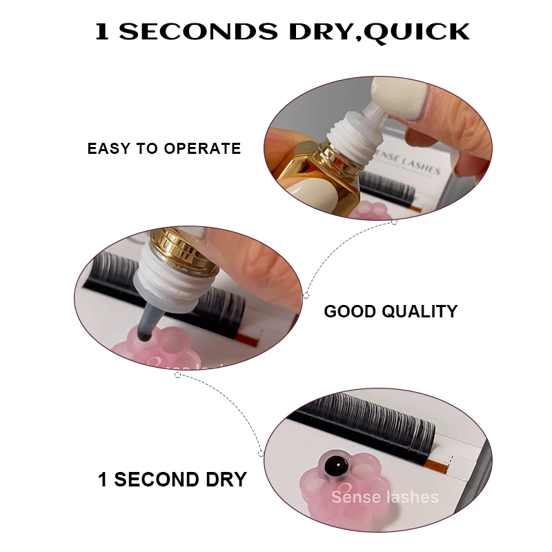 Ssense Lashes Individual Lash Glue Long Lasting Professional False Eyelash Extensions Extra Strong Glue For Cilia Extension