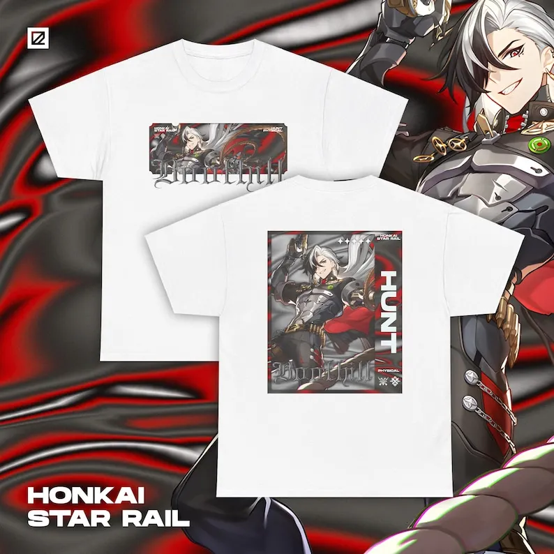 Boothill Honkai Star Rail Shirt HSR Gacha Game Merch Fan Shirt Unisex Cotton