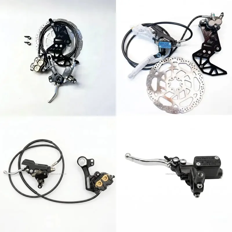 JFG Ultra Bee Rear Brake System Upgrade Hydraulic Caliper for E Ride pro SS 2.0 Lightbee with 6061 Bracket - Bike Accessories