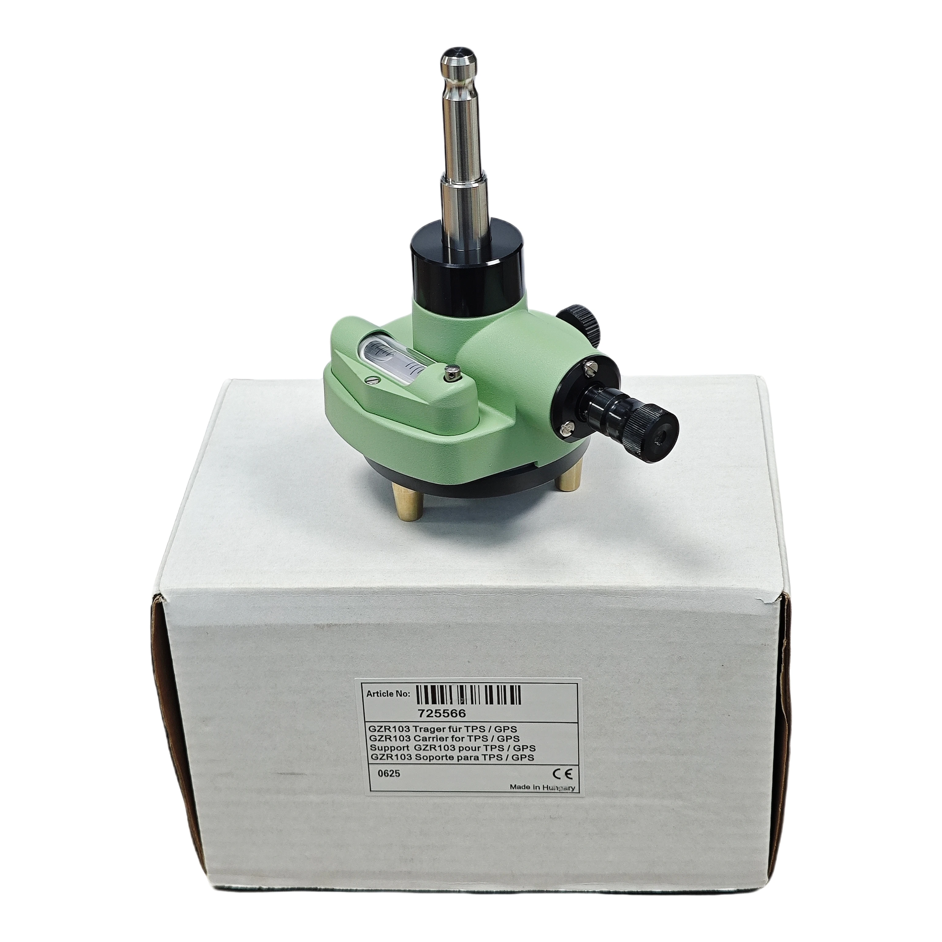 GZR103 Rotatable Prism Carrier with Optical Plummet & Bubble Level for Leica Total Station Land Surveying Equipment Instrument