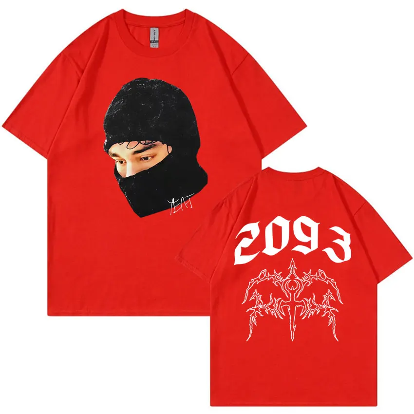Yeat Lyfestyle 2093 القوطية تي شيرت على طراز هاراجوكو ميرش تي شيرت للجنسين تي شيرت البوب الجمالية الهيب هوب رجالي الصيف عادية Y2K الشارع الشهير #4