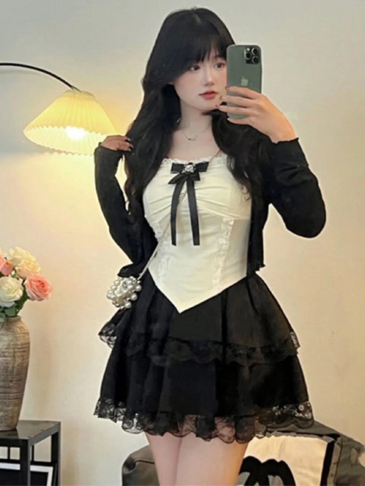 

Модный комплект для похудения Sweet Girl: летний топ-майка и кардиган для женщин, большие размеры, стильный дизайн