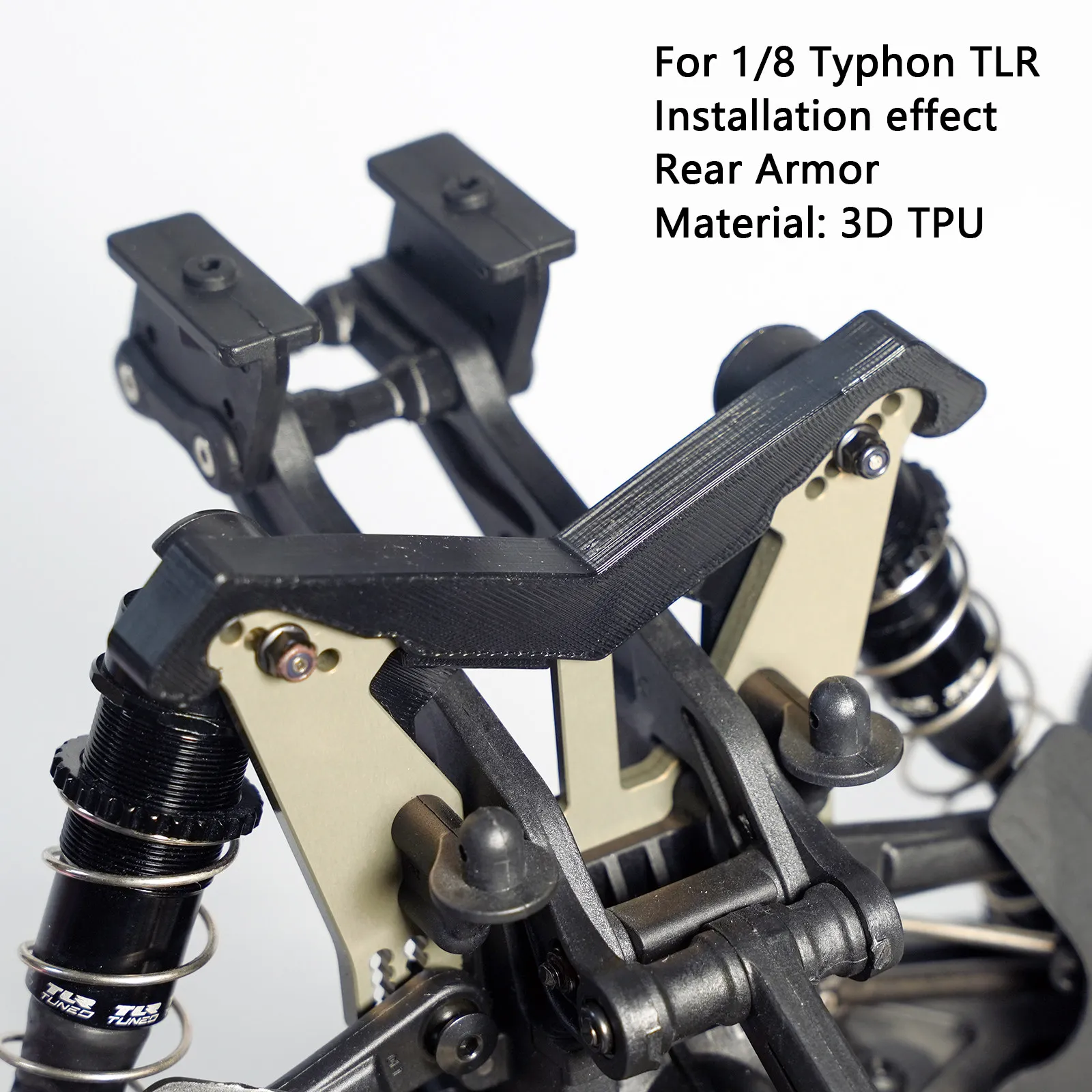 

TLR Typhon TPU передние и задние противоударные ограждения RC внедорожный багги на гусеничном ходу прочные гибкие защитные детали для обновления