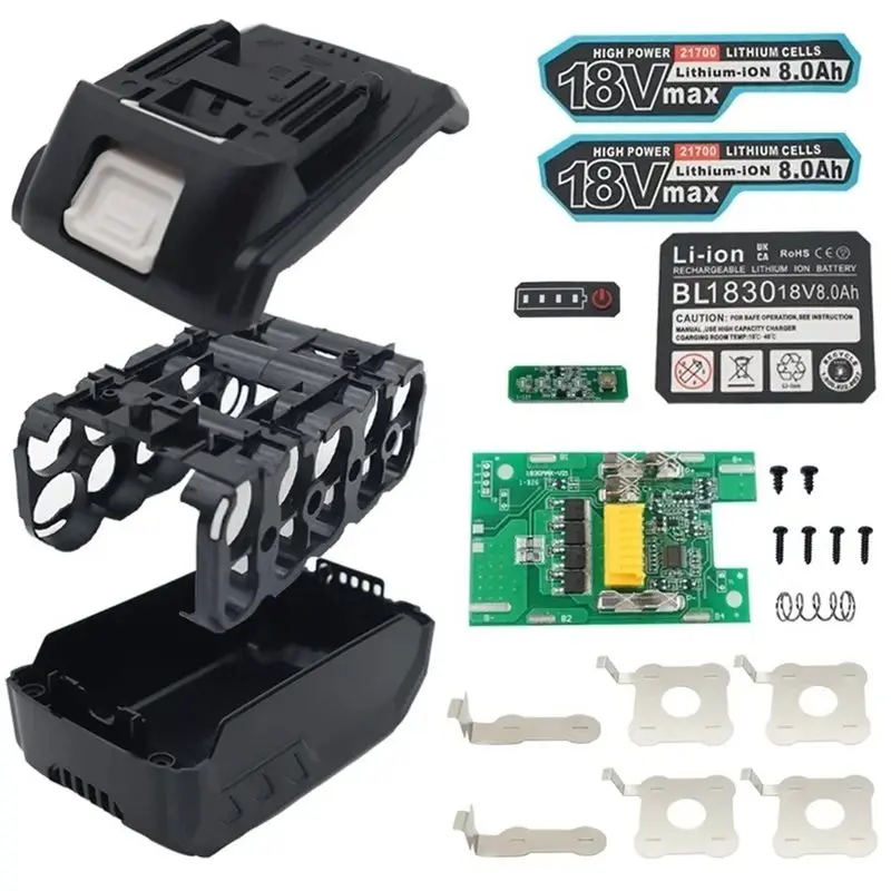 【CYBER MONDAY】Balanced PCB BMS Charging Protection Circuit Board For 18V Li- Battery Power Tool Lithium Battery Box Ca