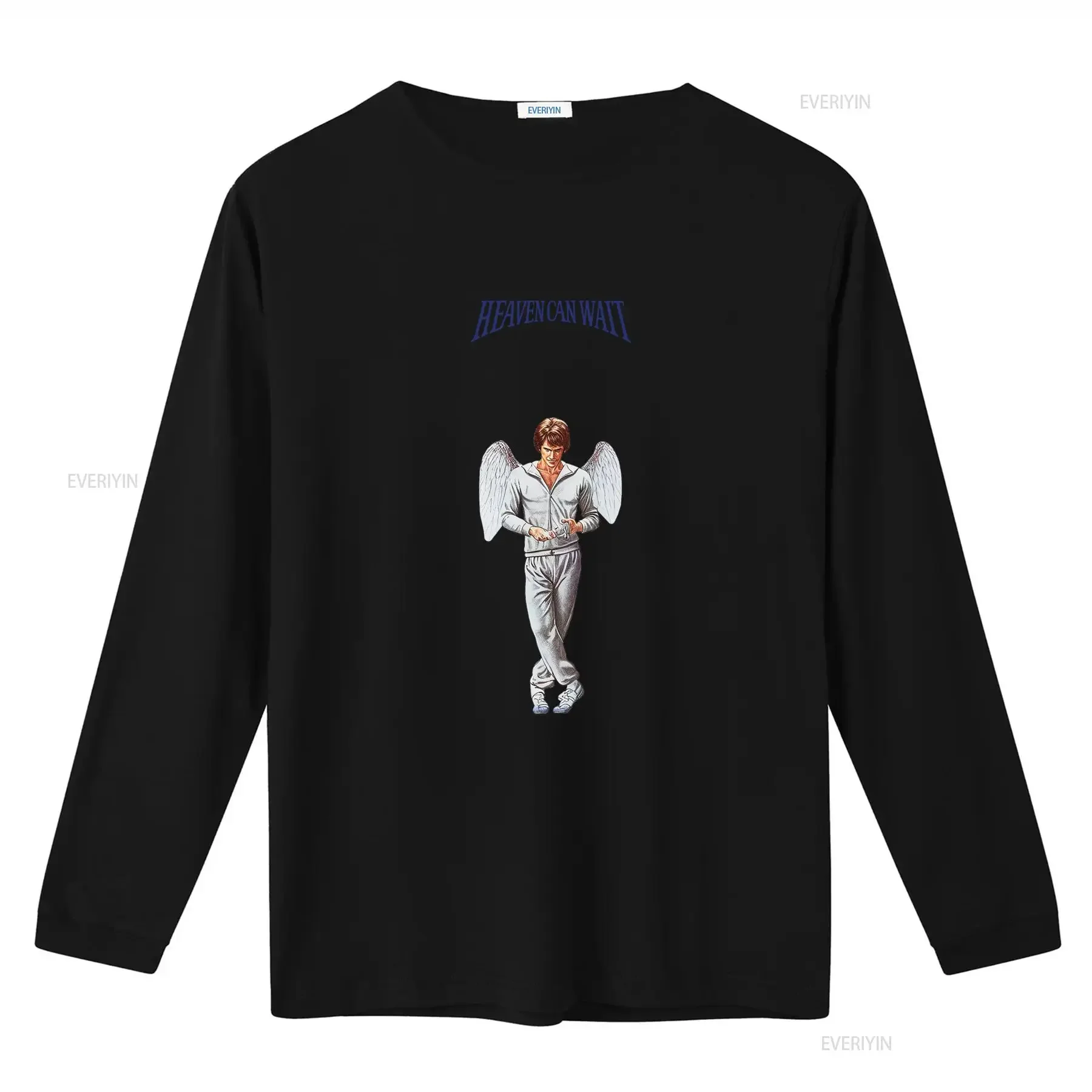 Heaven Can Wait Warren Beatty Retro Movie T Shirt for Men vintage Washed Unisex designer clothes Stylish fashion homme
