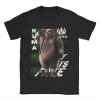 Men Women's Kuma Tekken 8 T Shirts Video Game 100% Cotton Tops Leisure Short Sleeve Crewneck Tees 4XL 5XL T-Shirt