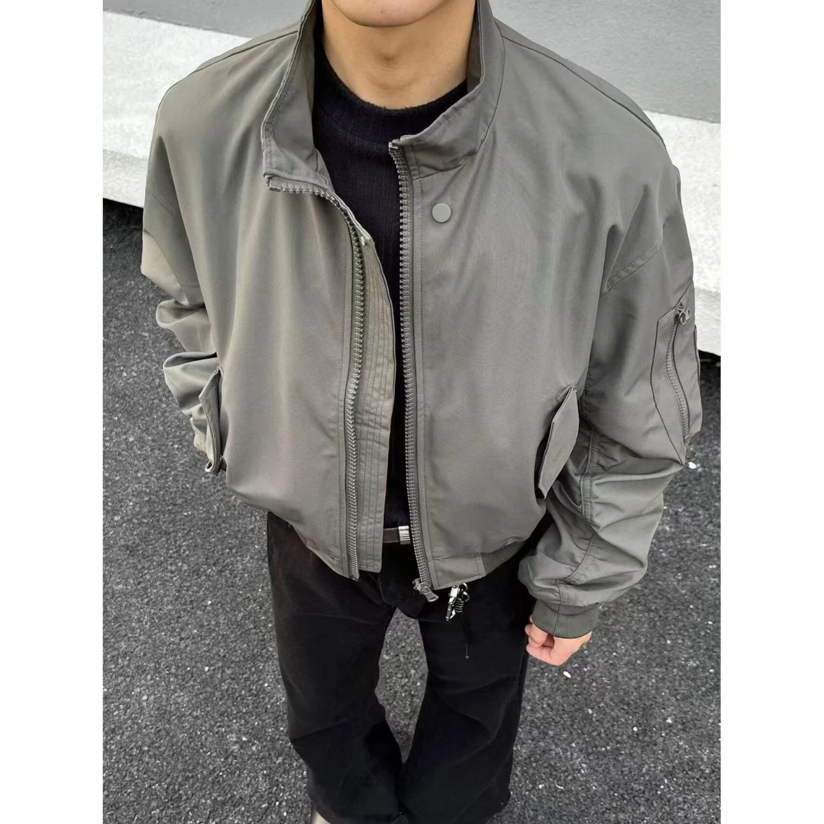 

Ранняя весна, американский Sle, повседневная модная бейсбольная куртка, верхняя одежда для пар, мужской свободный универсальный весенне-осенний топ