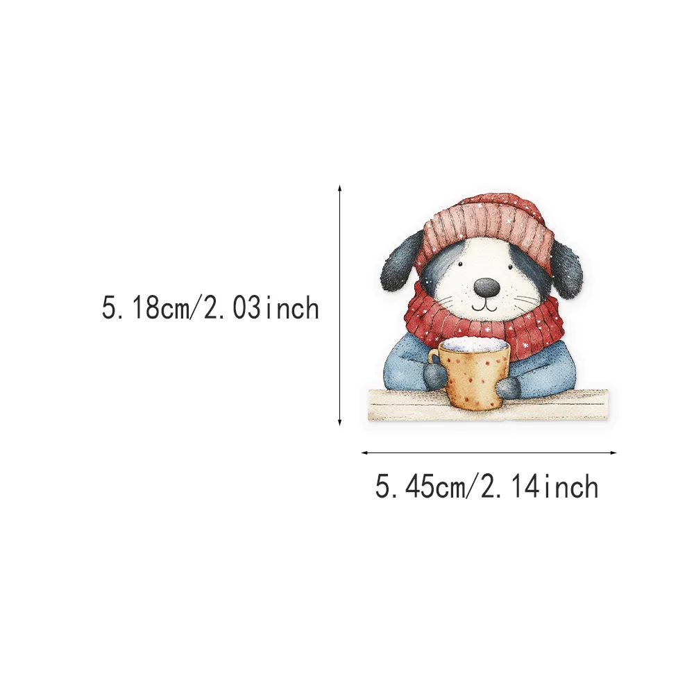 สติกเกอร์กันน้ำลายหิมะฤดูหนาว 50 ชิ้น สำหรับตกแต่งเคสมือถือ แล็ปท็อป แก้วน้ำ สเก็ตบอร์ด งาน DIY