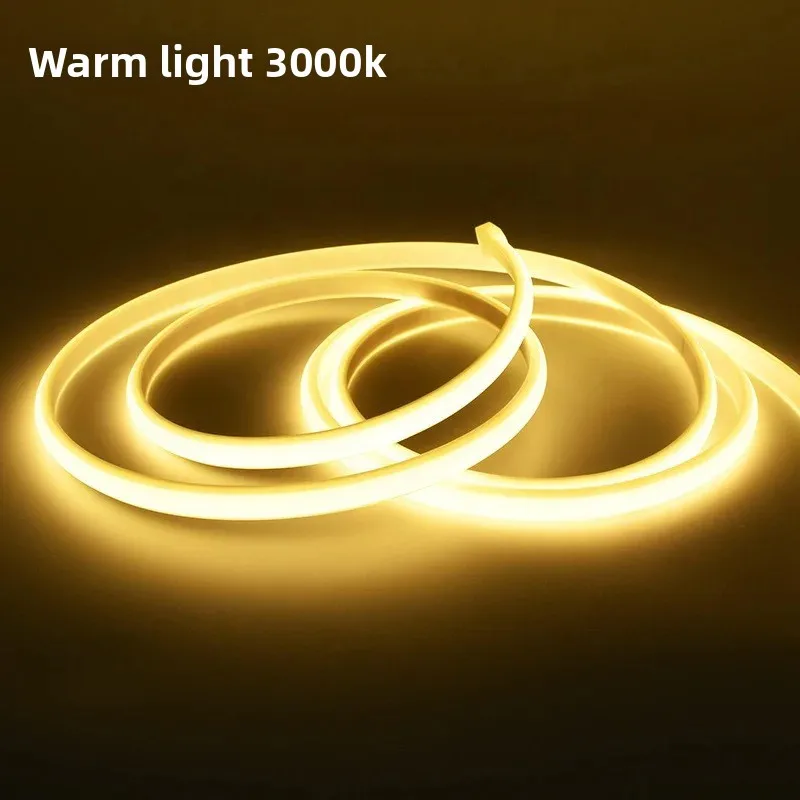 Strip Led Light Strip 220V Geen Stroboscopische Siliconen Lijntype Woonkamer Plafond Zelfklevend Flexibel Waterdicht Hoogspanning