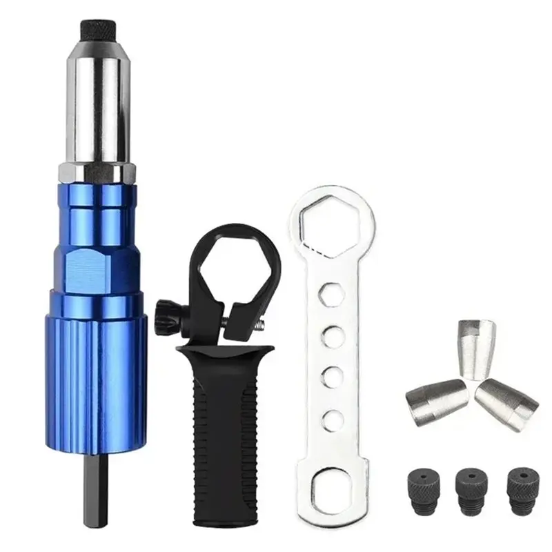 ABRB-Design de inserção de pistola de rebite elétrica sem fio para fixadores de 2,4 mm a 4,8 mm ferramenta elétrica