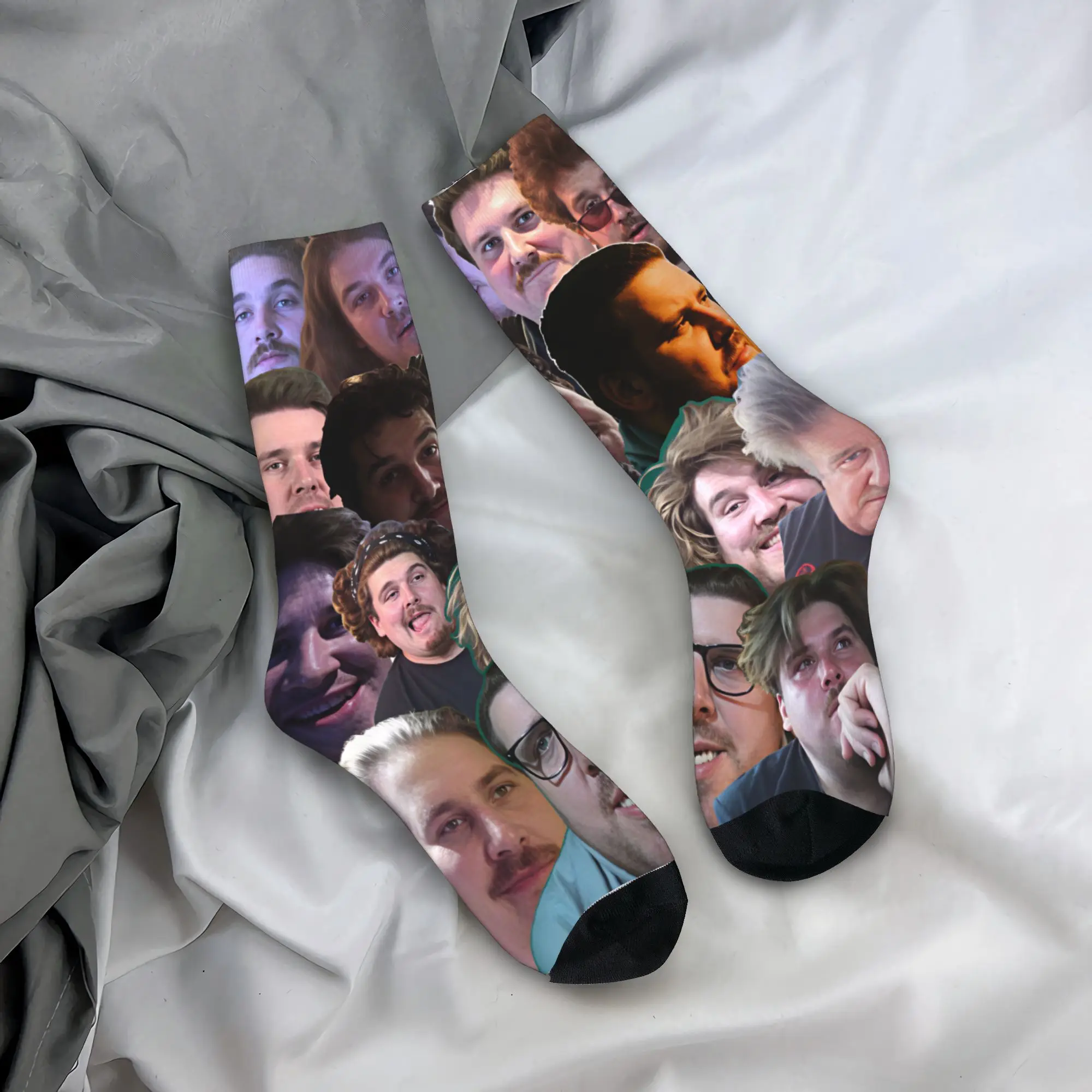 Drachenlord Stockings  Custom Gothic Socks Spring Anti Bacterial Socks Men's Climbing Quality Socks