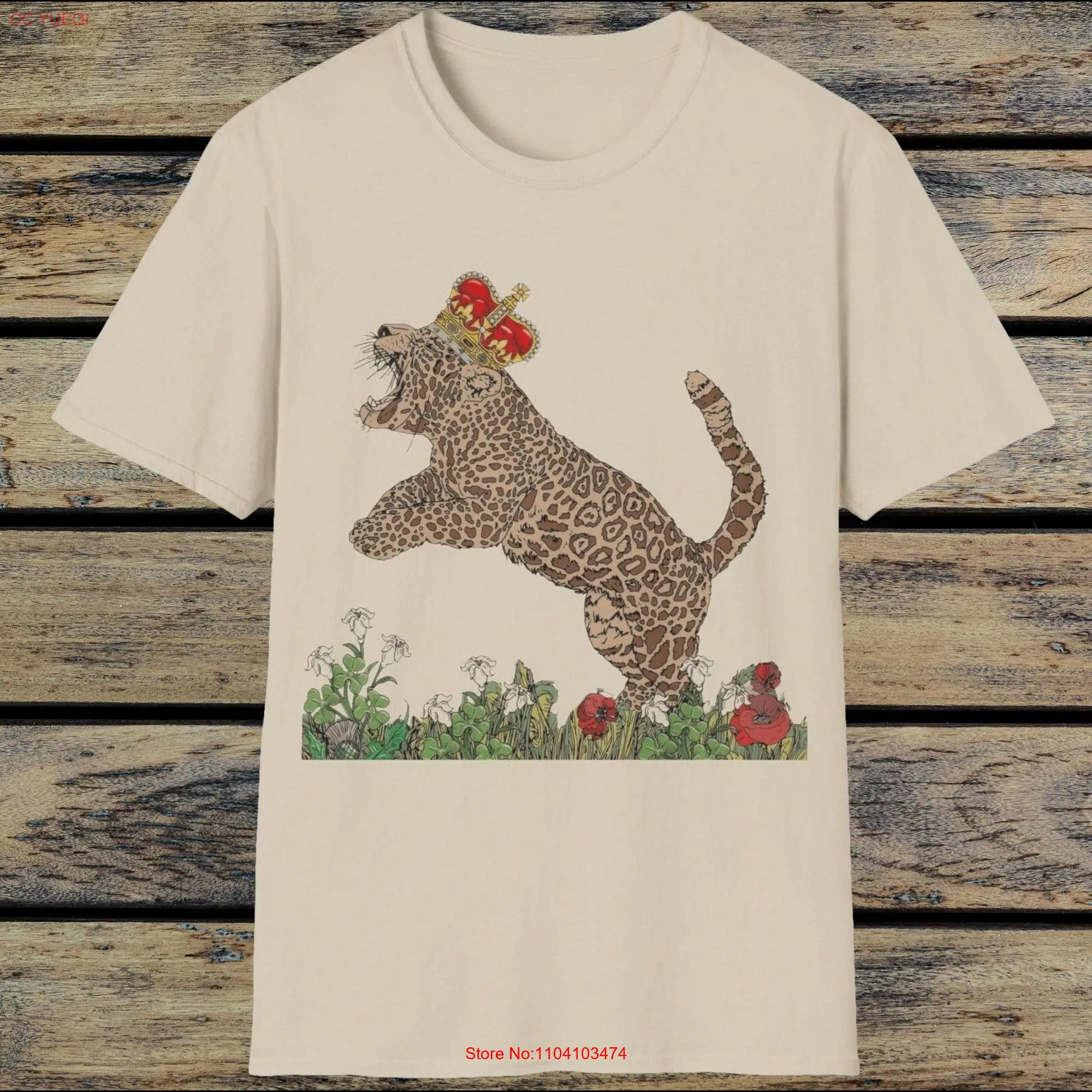 Art Leopard T Shirt Unique Cute Lover Cheetah Style long or short sleeves