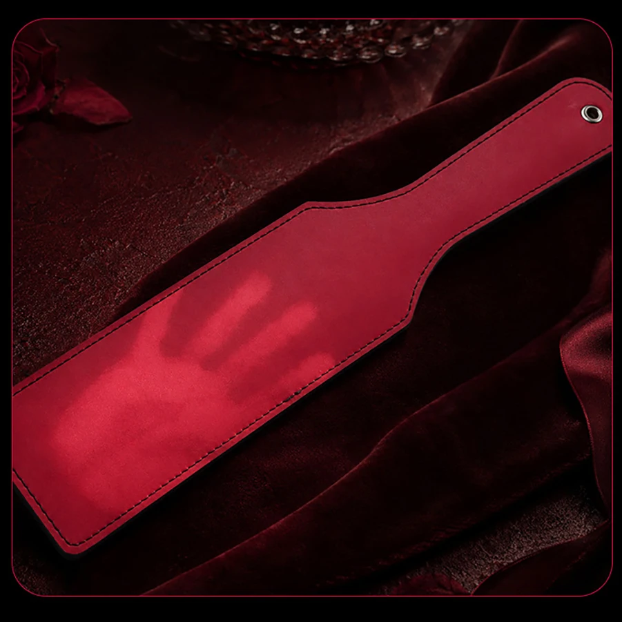 New Colour Changing Racket Leather Racket SM Restraint Accessories for Spanking Role Play Spousal Flirting Unisex Adult Sex Toys view 5