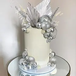 Disco Ball Cake Topper Mirror Balls Cake Decorations