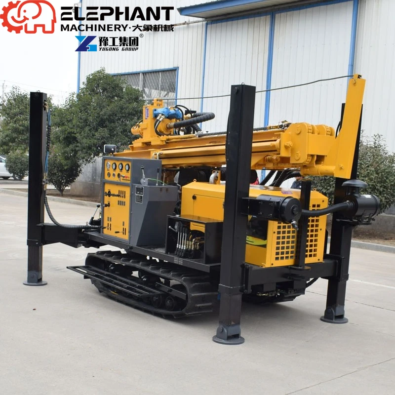 300m Air Water Dual Purpose Drilling Rig For Drinking Water Engineering Projects